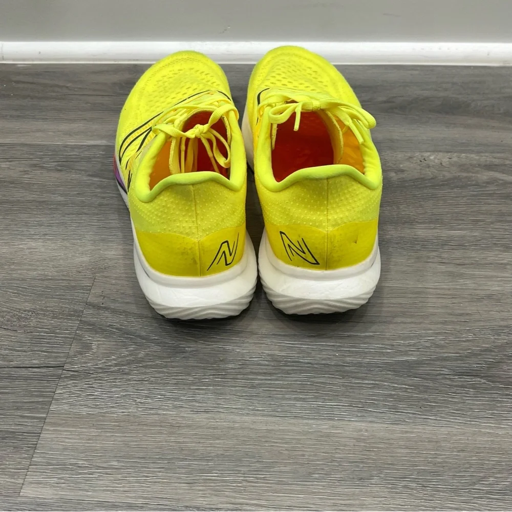 New Balance Neon Yellow Athletic Sneakers - Picture 5 of 6